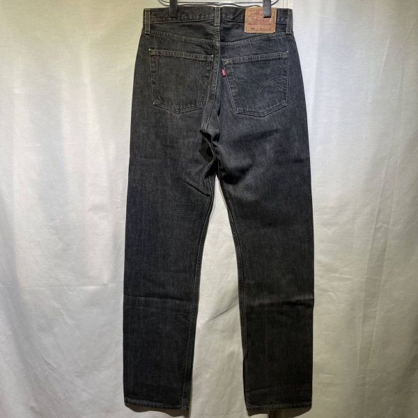 ‘00 Levi’s 501 先染め ブラック USA製 W31 デニムパンツ ヴィンテージ 黒 リーバイス 90s_画像2