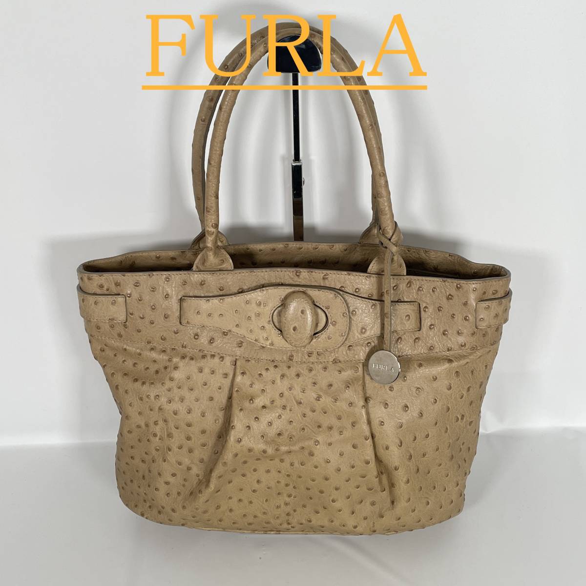 特別オファー 【美品】FURLA フルラ トートバッグ ロコチャーム