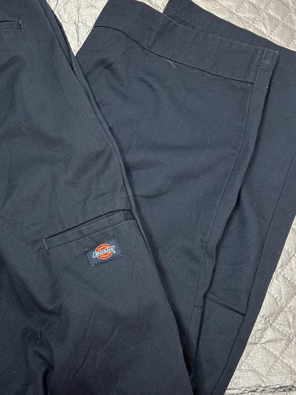 脅威の44インチ■ネイビー■ビッグサイズ【Dickies/ディッキーズ】 VINTAGE 90s〜00sTHE ORIGINAL ワイドチノパンツ TCツイル ダボ履き 855_画像10