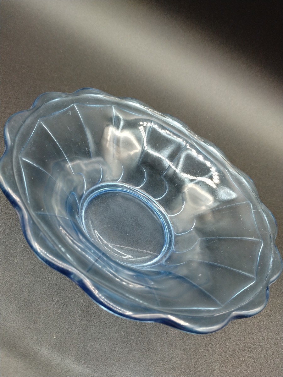 アンティーク プレスガラス 皿 氷コップ ガラス 器 小鉢_画像8