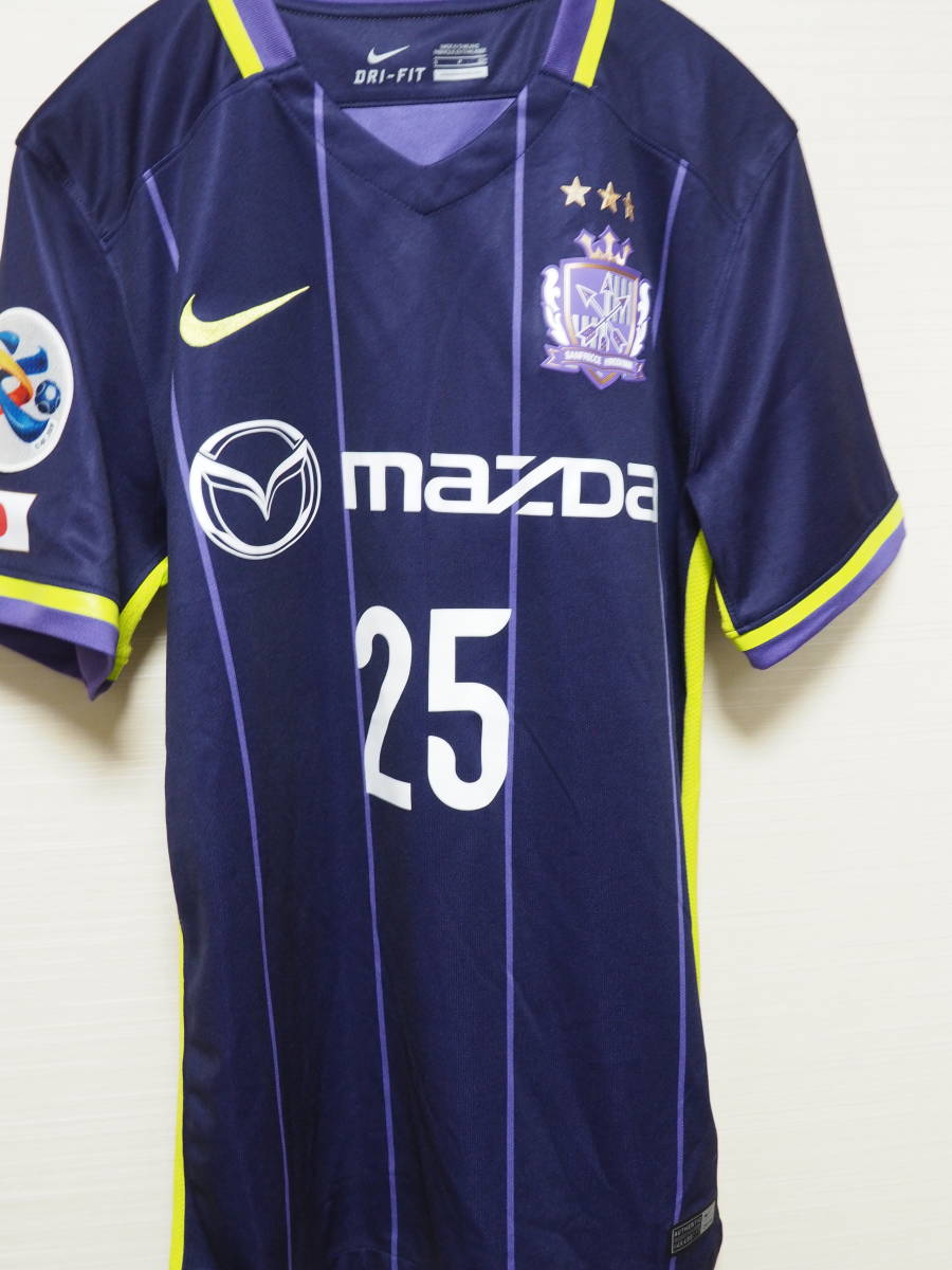 ACLユニフォーム サンフレッチェ広島 2016 Sサイズ ACLワッペン ACLユニフォーム サンフレッチェ広島 2016 Sサイズ ACLワッペン