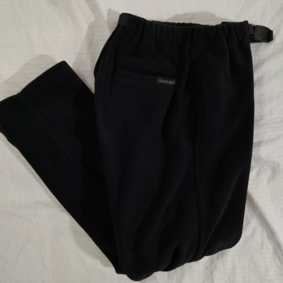 GRAMiCCi for RHC Fleece Pants　グラミチ ロンハーマン Ron Herman　ブラック　黒　フリース パンツ イージーパンツ　別注　BLACK fleece_画像9