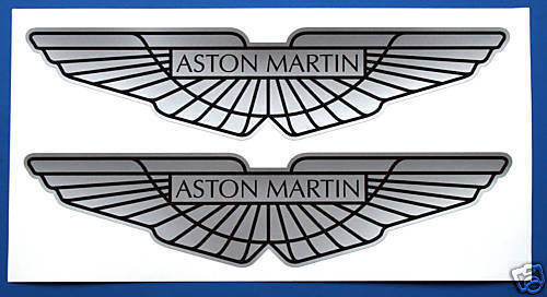 送料無料 Aston Martin アストンマーティン ステッカー シール 240mm 2枚セットの画像1