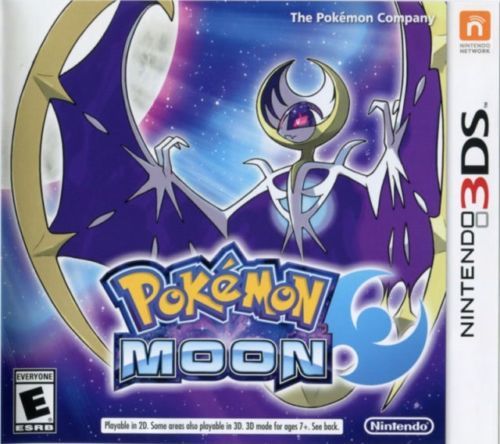  abroad limitation version overseas edition 3DS Pokemon Moon Pokemon moon 