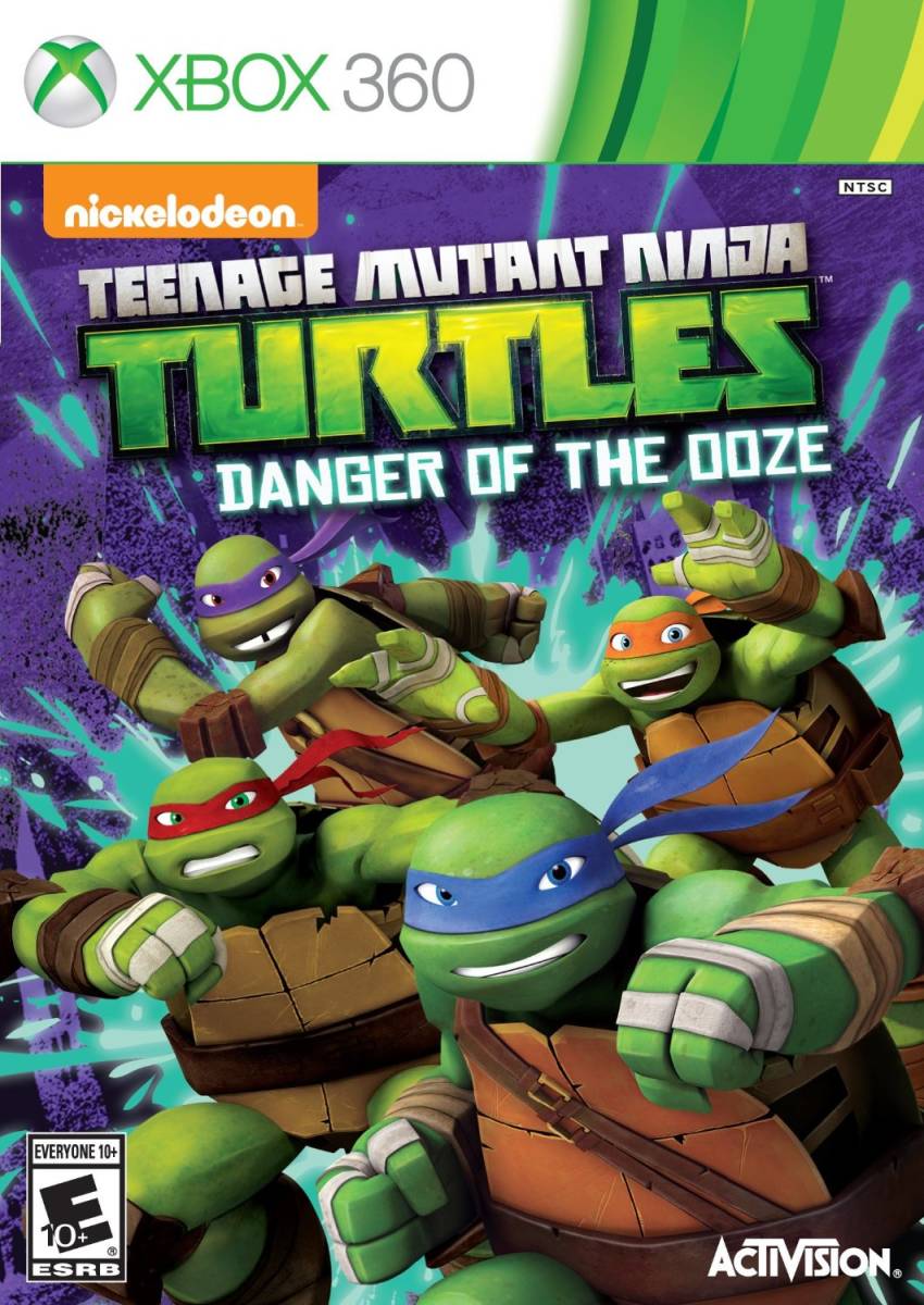 ★送料無料★北米版 Teenage Mutant Ninja Turtles Danger of the Ooze XBOX 360 ミュータント・ニンジャ・タートルズ