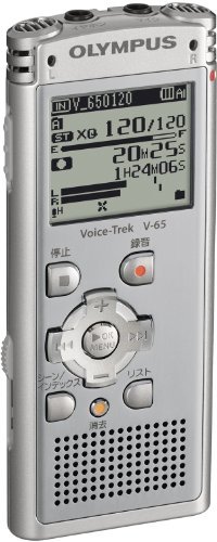 【中古】 OLYMPUS オリンパス ICレコーダー 2GB Voice-Trek MP3/WMA SLV ライトシルバ_画像1