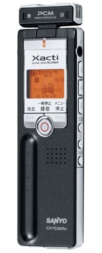 オリジナル 【中古】 SANYO デジタルボイスレコーダー xacti グレー