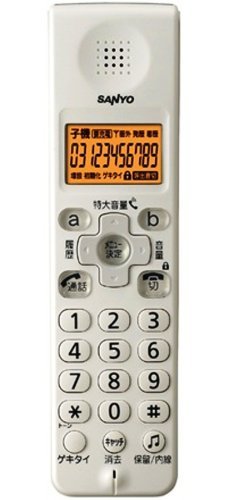 最適な材料 【中古】 SANYO (W) TEL-SDJ2 DJW2用 TEL-DJ2 留守番電話機