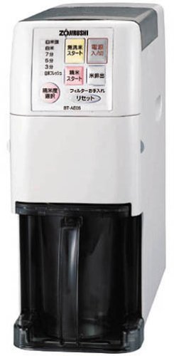 【中古】 ZOJIRUSHI 家庭用マイコン無洗米精米機 5合 BT-AE05-HL クールグレー