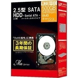 オンライン限定商品】 2.5インチ 東芝製 MARSHAL 【中古】 SATA-HDD
