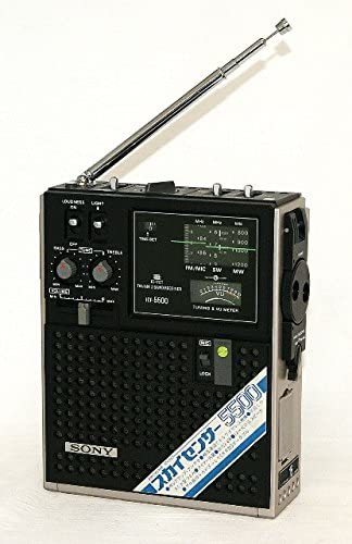 【中古】 SONY ソニー ICF-5500 スカイセンサー 3バンドレシーバー FM MW SW BCLラジオ