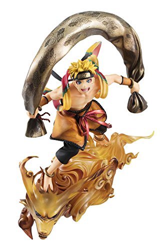 【中古】 G.E.M.シリーズ remix NARUTO -ナルト- 疾風伝 うずまきナルト 風神 約180mm PVC