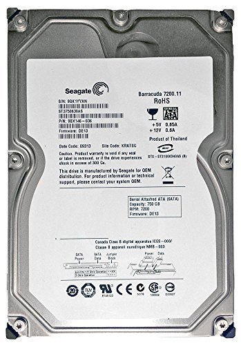 最終決算 Seagate 【中古】 st3750630as SATA 3.5?3h 750?GB その他