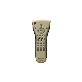 【中古】 シャープ 液晶テレビ用リモコン RRMCG1630CESC(0106380069)(ゴールド)_画像1