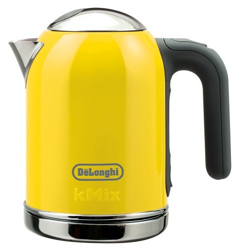 【中古】 DeLonghi デロンギ kMix (ケーミックス) ブティック 電気ケトル イエロー 0.75L SJM0