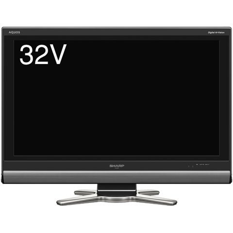 【中古】 シャープ 32V型 液晶 テレビ AQUOS LC-32DE5B ハイビジョン 2009年モデル_画像1