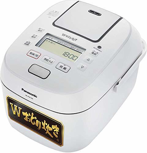 【中古】 Panasonic パナソニック 炊飯器 5.5合 可変圧力IH式 Wおどり炊き ホワイト SR-PW109-