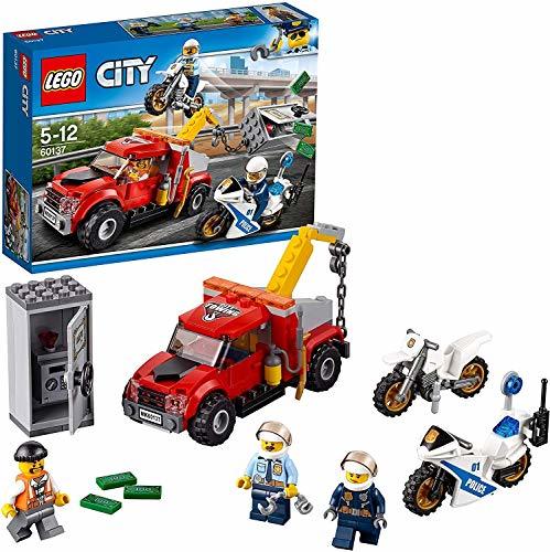 【中古】 LEGO レゴ シティ 金庫ドロボウのレッカー車 60137 ブロック おもちゃ_画像1