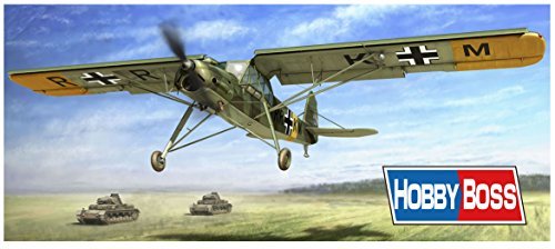 【中古】 ホビーボス 1/35 エアクラフトシリーズ ドイツ空軍 フィーゼラーFi156A-0/C-1シュトルヒ プラモ_画像1