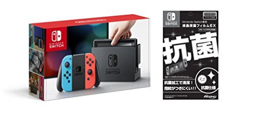 【中古】 Nintendo Switch 本体 (ニンテンドースイッチ) 【Joy-Con (L) ネオンブルー/ ネオ_画像1
