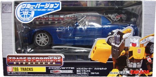 【中古】 トランスフォーマーバイナルテック 戦士/トラックス feat.シボレーコルベット ブルーバージョン_画像1