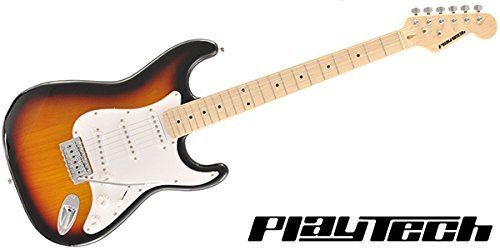 【中古】 PLAYTECH プレイテック エレキギター ST250 Maple Sunburst_画像1