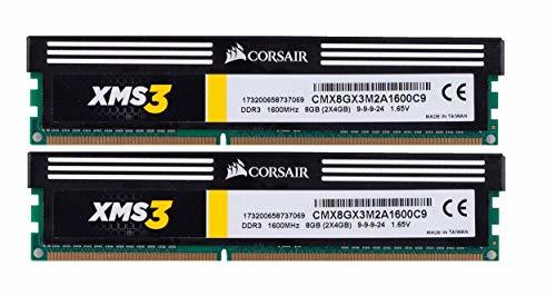 【中古】 CORSAIR XMS Series デスクトップ用 DDR3 メモリー8GB (2GB×4枚組) CMX4G