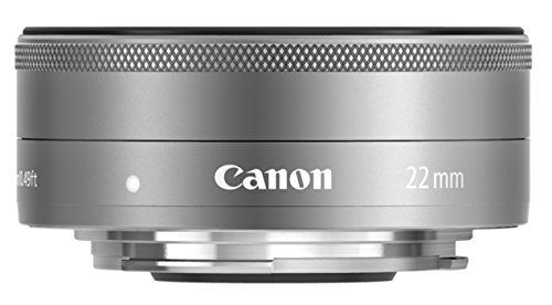 【中古】 Canon キャノン 単焦点広角レンズ EF-M22mm F2 STM シルバー ミラーレス一眼対応 EF-M_画像1