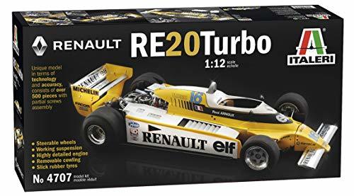 【中古】 イタレリ 1/12 ルノー F1 RE20 ターボ 日本語説明書付き プラモデル IT4707_画像1