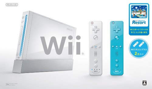 【中古】 Wii本体 (シロ) Wiiリモコンプラス2個 Wiiスポーツリゾート同梱