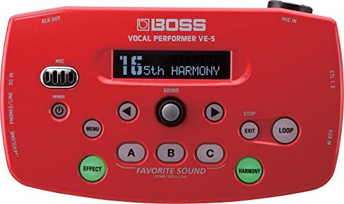 【中古】 BOSS ボス Vocal Performer レッド VE-5-RD_画像1