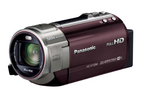 【中古】 パナソニック デジタルハイビジョンビデオカメラ V720 内蔵メモリー64GB ブラウン HC-V720M-T_画像1
