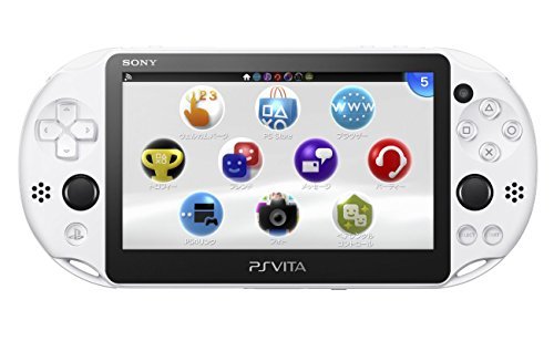 【中古】 PlayStation Vita Wi-Fiモデル グレイシャー・ホワイトPCH-2000ZA22_画像1