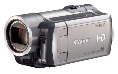 【中古】 Canon キャノン フルハイビジョンビデオカメラ iVIS (アイビス) HF10 iVIS HF10 (内
