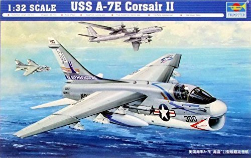 【中古】 トランペッター 1/32 USS A-7E コルセアII 02231 プラモデル_画像1