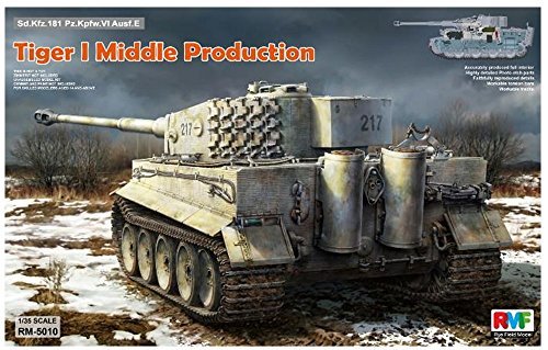 【中古】 ライフィールドモデル 1/35 ドイツ陸軍 タイガーI重戦車 中期型 フルインテリア プラモデル RFM501_画像1