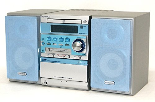 【中古】 KENWOOD ケンウッド JVC SJ-3MD-L ブルー マイクロハイファイコンポーネントシステム (CD_画像1