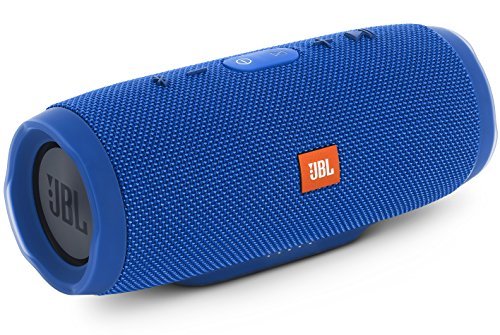 【中古】 JBL CHARGE3 Bluetoothスピーカー IPX7防水 ポータブル パッシブラジエーター ブルー_画像1