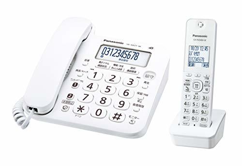 【中古】 パナソニック RU・RU・RU デジタルコードレス電話機 子機1台付き 1.9GHz DECT準拠方式 ホワイ