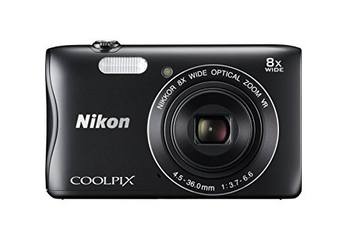 【中古】 Nikon ニコン デジタルカメラ COOLPIX S3700 ブラック 光学8倍ズーム 2005万画素 S3_画像1