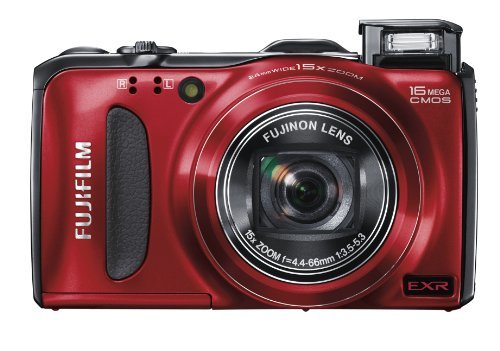 【中古】 FUJIFILM 富士フイルム デジタルカメラ FinePix F550EXR レッド FX-F550EXR_画像1