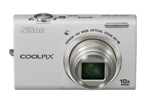 【中古】 Nikon ニコン デジタルカメラ COOLPIX クールピクス S6200 ナチュラルホワイト S6200W_画像1