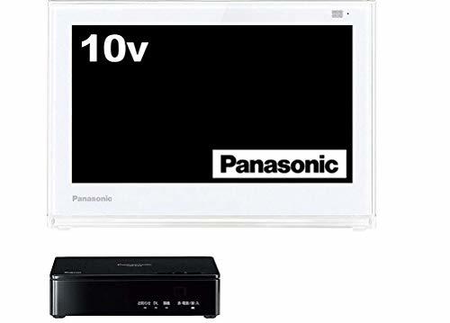 【中古】 パナソニック 10V型 液晶 テレビ プライベート ビエラ UN-10E6-W 2017年モデル