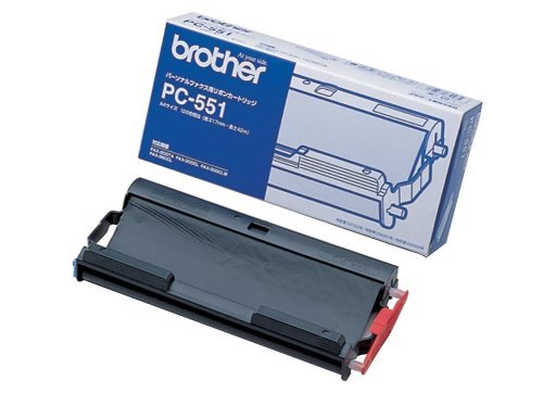 【中古】 brother ブラザー 普通紙ファクシミリ用カセット付きリボン PC-551_画像1