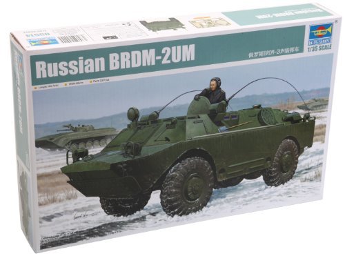 【中古】 トランペッター 1/35 ソビエト軍 BRDM-2UM指揮通信車 プラモデル_画像1