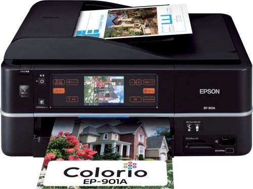 EPSON エプソン MultiPhoto Colorio 有線 無線LAN標準 タッチパネル液晶 フォト複合