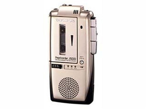 【中古】 OLYMPUS オリンパス マイクロカセットテープレコーダー パールコーダーJ500