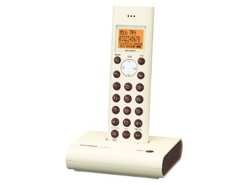【中古】 SHARP シャープ デジタルコードレス電話機 親機のみ ホワイト系 JD-S05CL-W_画像1