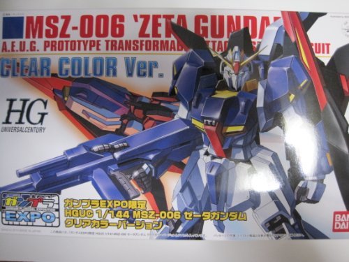 【中古】 ガンプラEXPO限定 HGUC 1/144 ゼータガンダム クリアカラーバージョン_画像1