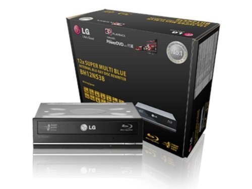 【中古】 LG Electronics 5インチベイ内蔵用 ブルーレイドライブ 12倍速書込対応 SATA接続 ブラック